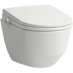 LAUFEN Cleanet Pro Lite Wand-Dusch-WC, spülrandlos, Tiefspüler, Sitz und Deckel Absenkautomatik, 370x530x425mm, H613890000S002
