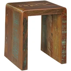 WOHNLING WL5.070 Beistelltisch KALKUTTA Braun 40 cm x 45 cm x 55 cm