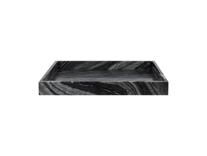 Mette Ditmer Plateau de décoration Marble large 30x40 cm Black-grey
