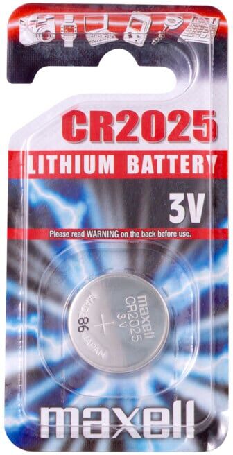 Hückmann Pile bouton lithium CR2025 3V 1 pièce blister (144869)