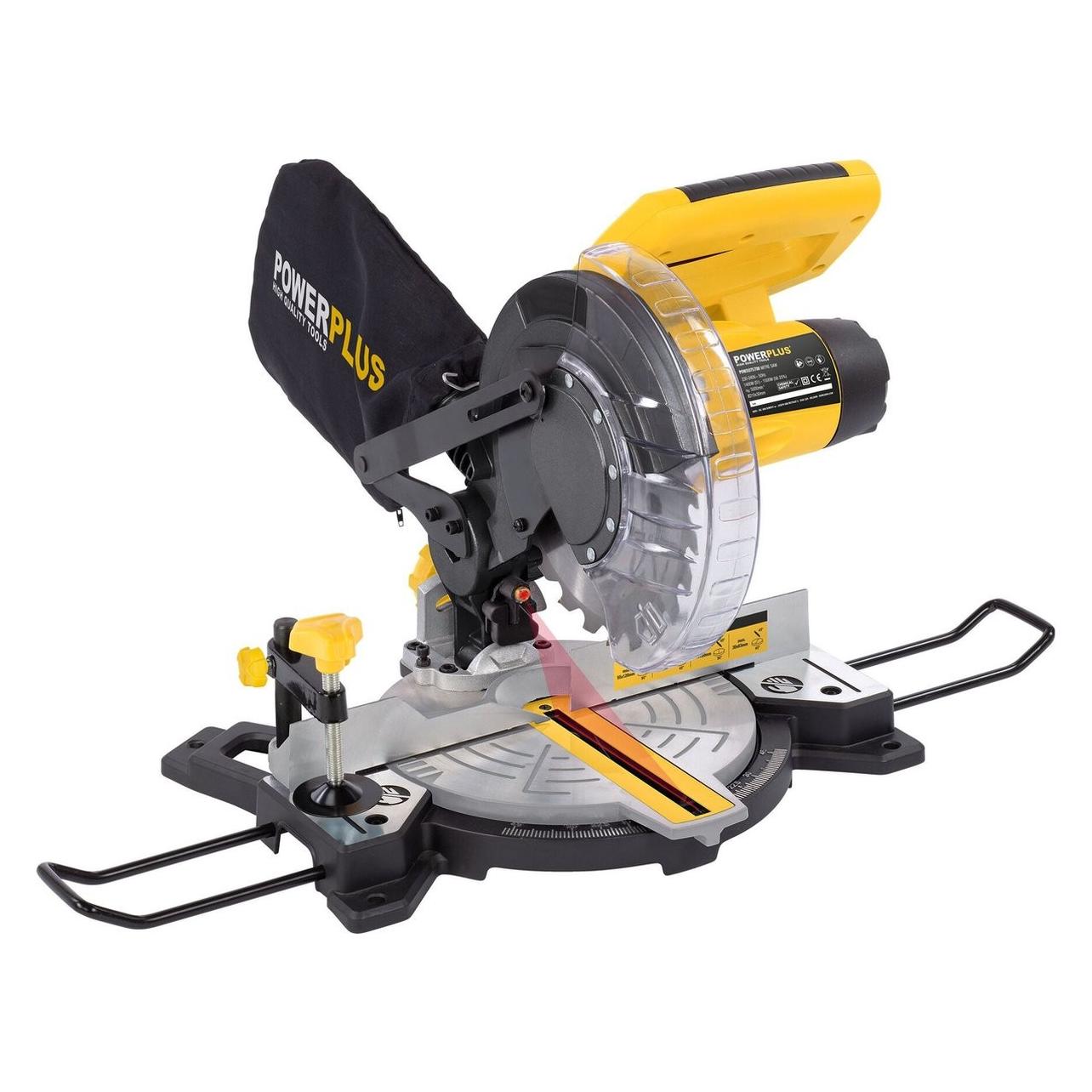Powerplus Gehrungssäge 1500W Ø 210mm - 1 Acc. (POWX075700)