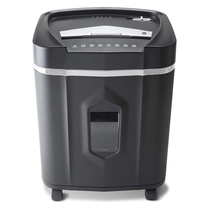 AT AT-13C Aktenvernichter schwarz / 4 x 12 mm / Klasse 1 / 19L (Partikelschnitt) (8595686206201)