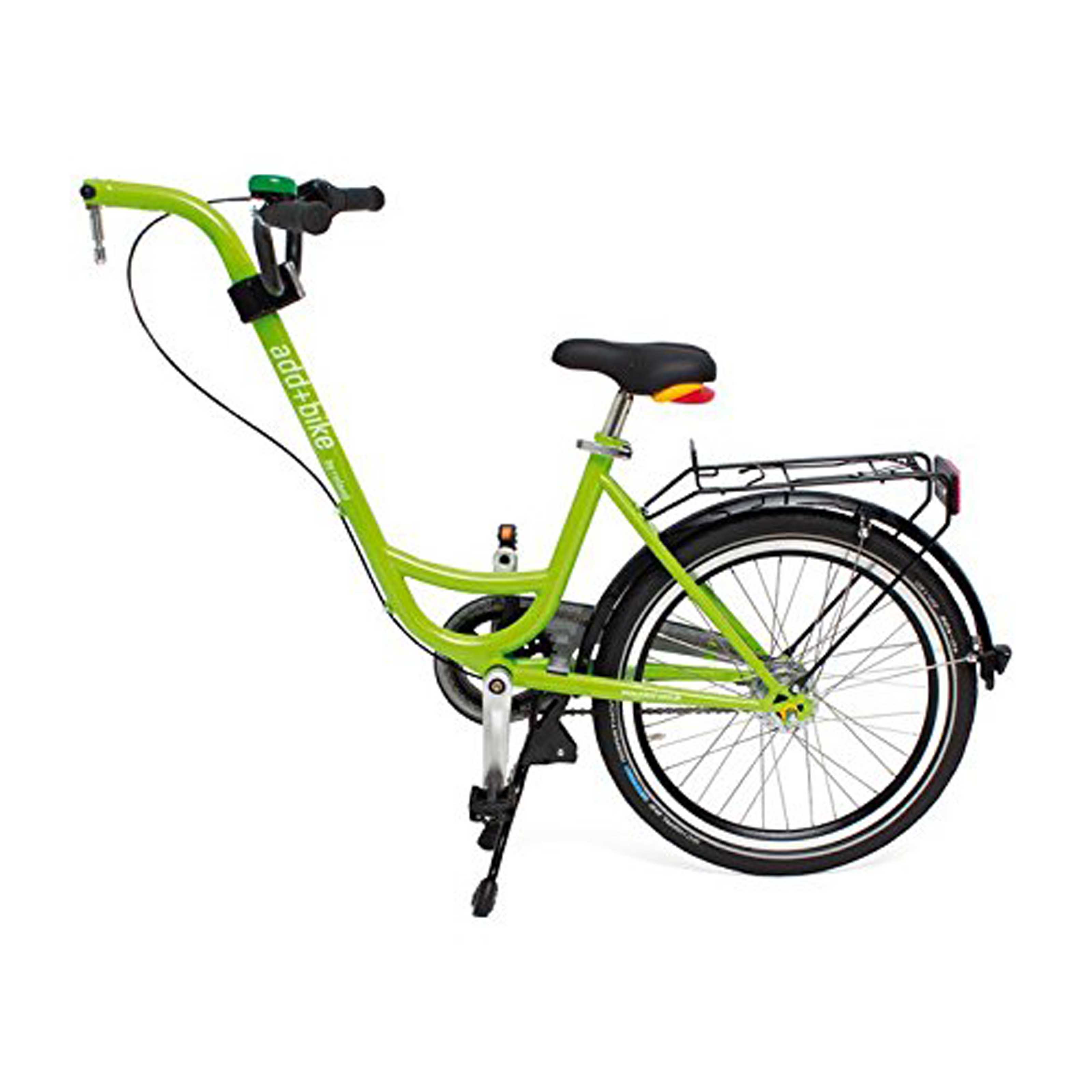 Roland Trailer add + bike grün, 20", ohne Schaltung mit Freilauf