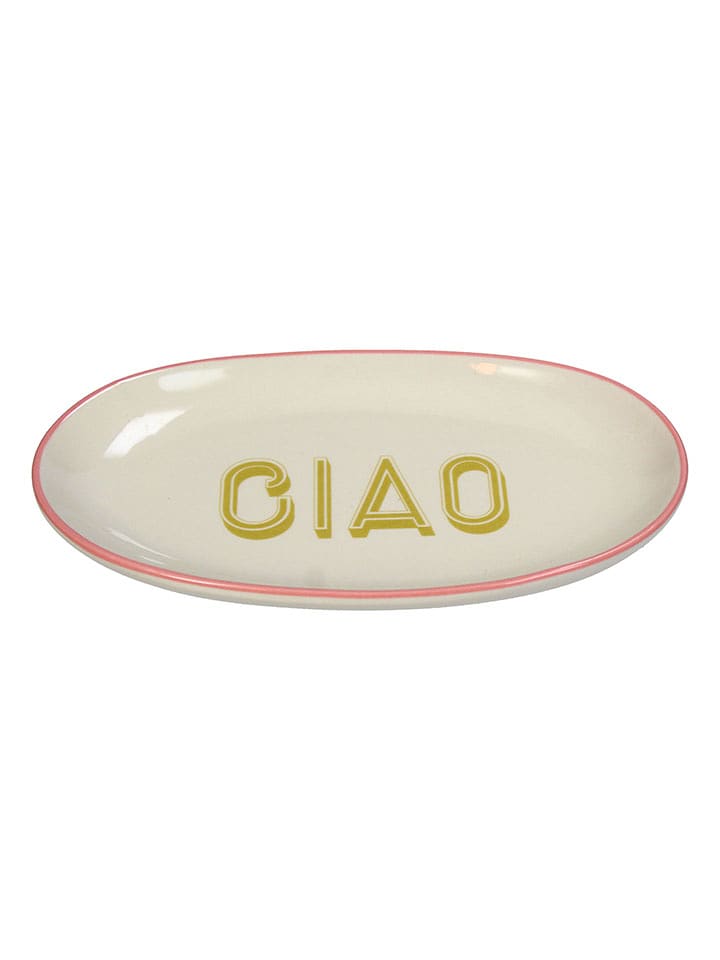 Kersten Servierteller "Ciao" in Creme - (B)21 x (H)12,5 cm - onesize