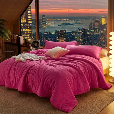 Coma Inducer® Neon Nights® Solid Neon Pink Oversized Comforter Set
