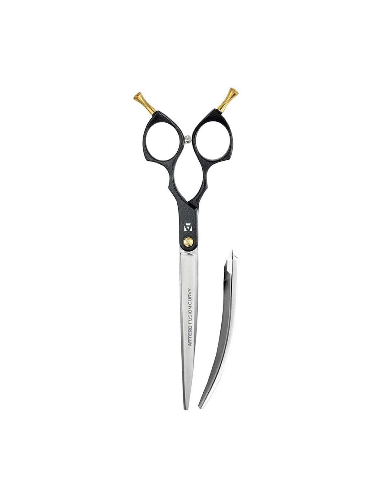 ARTERO Scissors FUSION CURVY BLACK 7"