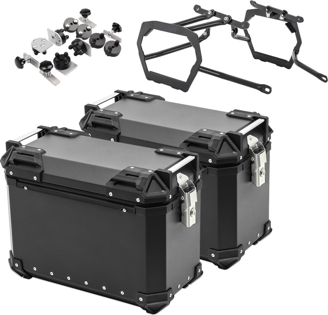 Alu-Koffer + Kofferträger passend für Harley Davidson Pan America 1250