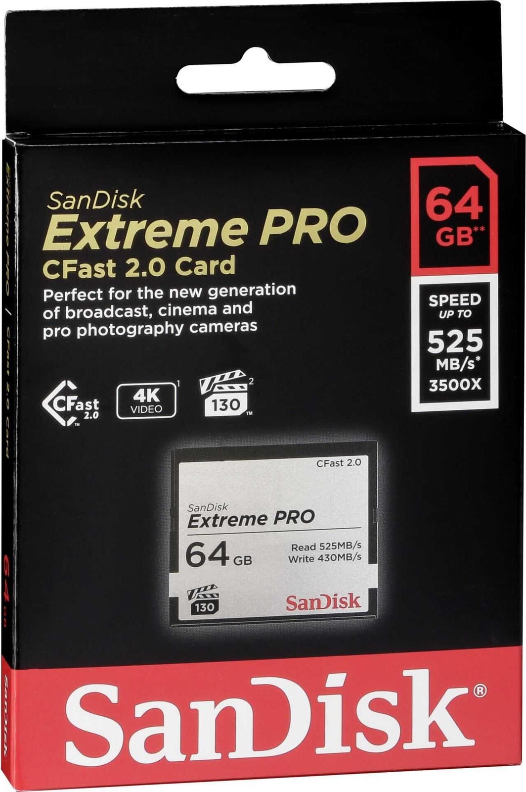 SanDisk Extreme PRO CFast 2.0 geheugenkaart - 64 GB
