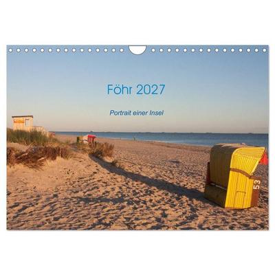 Föhr 2027. Porträt einer Insel (Wandkalender 2027 DIN A4 quer), CALVENDO Monatskalender