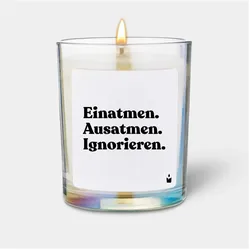 Chatty Candles, Duftkerzen, Duftkerze Flowery Einatmen. Ausatmen. Ignorieren.