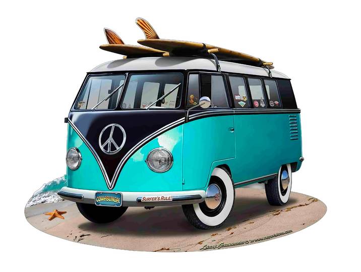 Plaque voiture plage