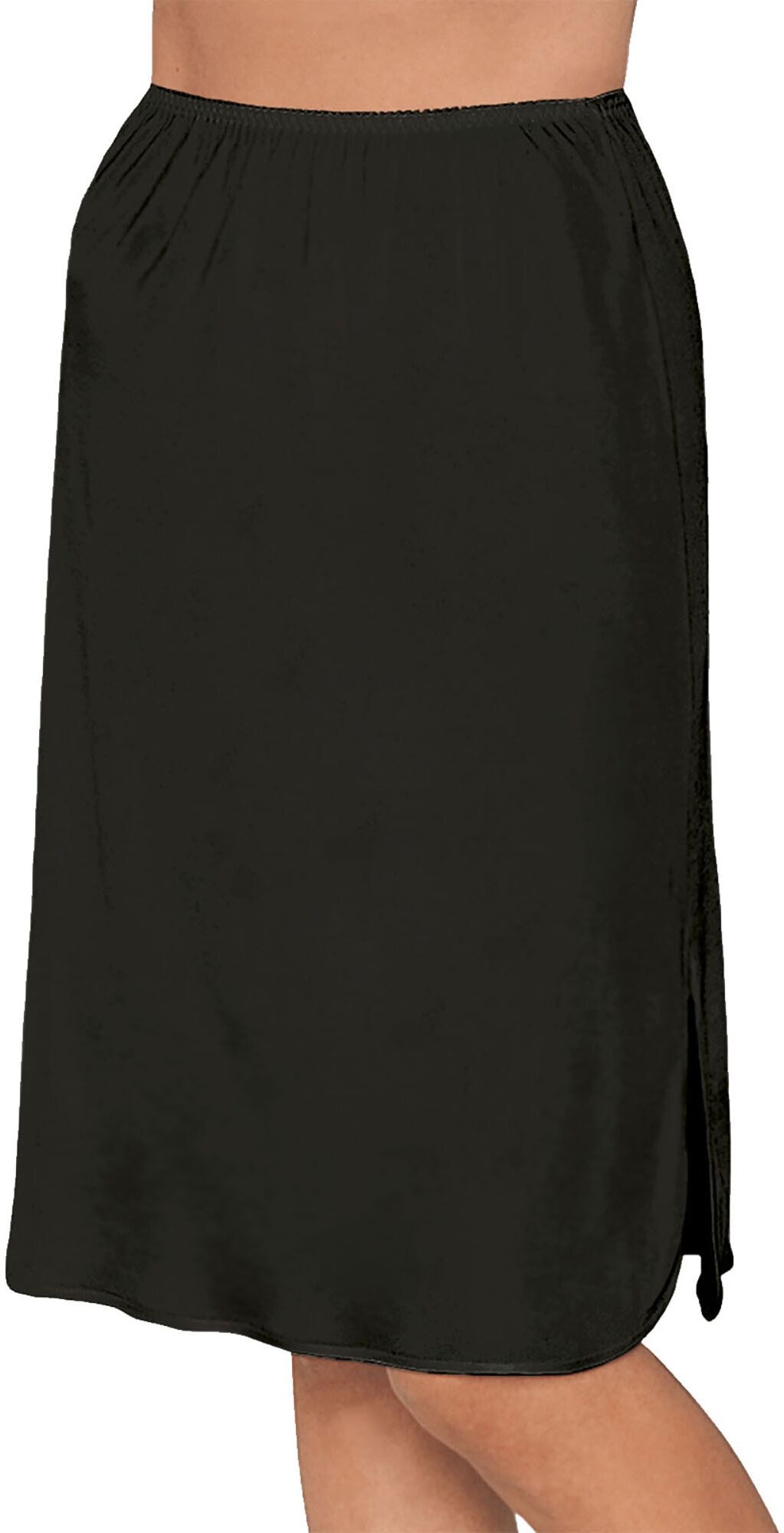 Unterrock NINA VON C. "Halbrock Länge 60 cm Elegance", Damen, Gr. 36, schwarz, Obermaterial: 81% Viskose CV. 19% Polyester PES., Röcke Unterrock