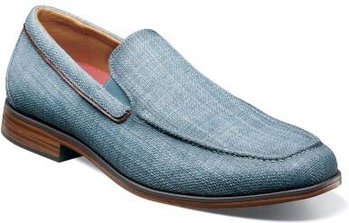 Stacy Adams Ridgley - Mens 9 Navy Slip On Medium