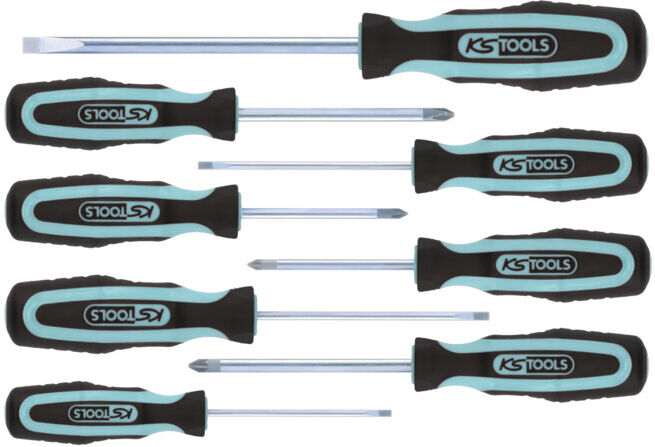 Assortiment de tournevis, acier inoxydable, 8 pcs. ; KS Tools (153.2000)