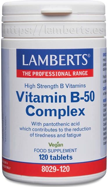 Lamberts Complejo de Vitaminas B-50 120 comp
