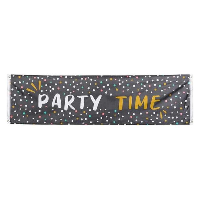 Boland Banner - Party Time - ca. 180 x 50 cm (1 Stk.) (50353)