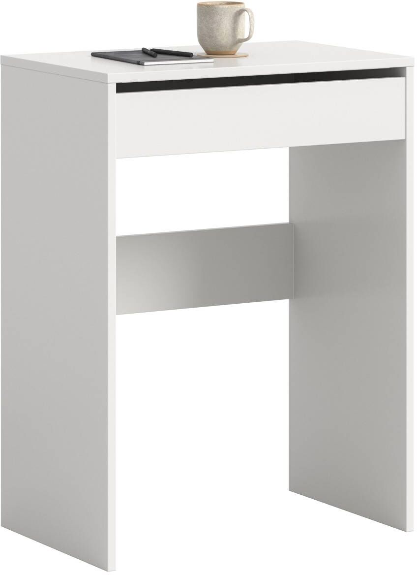 Pharao24.de Spiegeltisch Schminkkonsole in Weiß und modernem Design