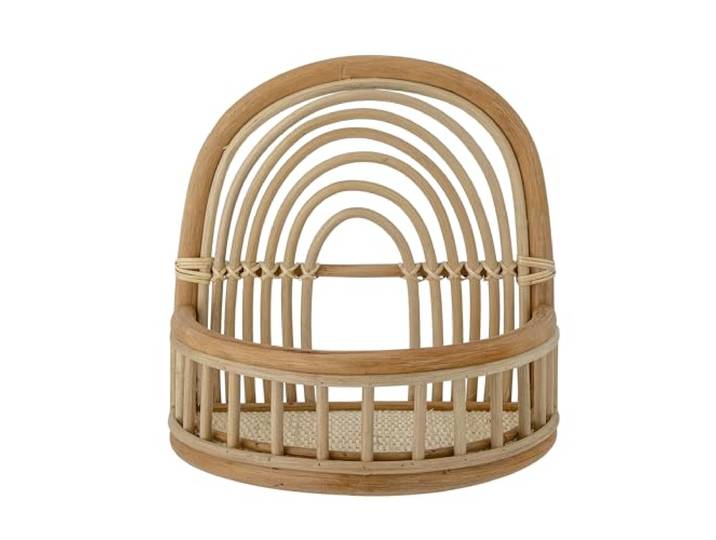 Bloomingville Mini Preet Regal aus Rattan in der Farbe Natur, Maße: L30xH31xW21 cm, 82056692