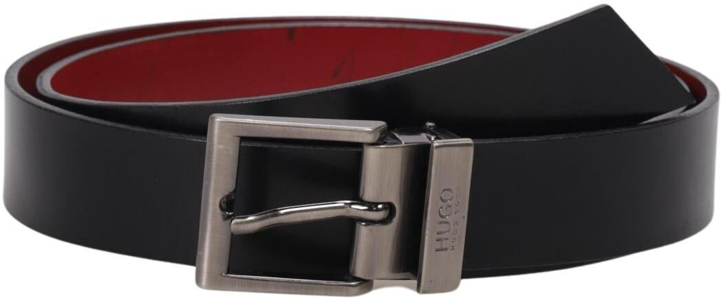 Hugo by Hugo Boss Damen Gürtel, Schwarz, Gr. 85, Leder - Second Hand