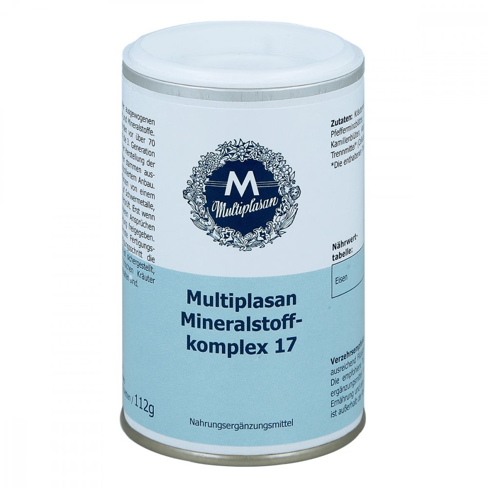 Plantatrakt GmbH Multiplasan Mineralstoffkompex 17 Tabletten 00552248