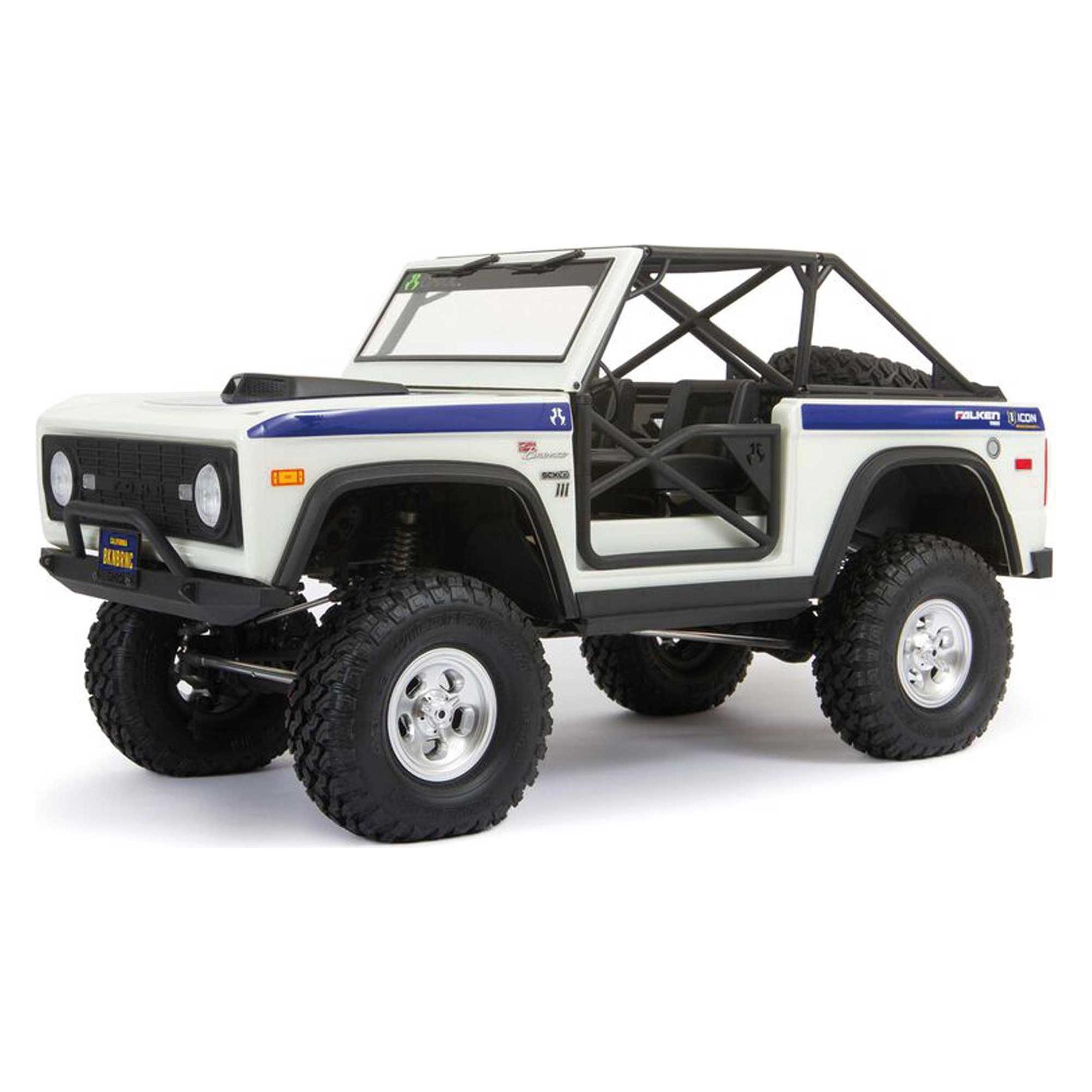 Axial scx10 iii early ford bronco 4wd 1/10 rtr weiss (RTR Ready-to-Run) (AXI03014BT2)