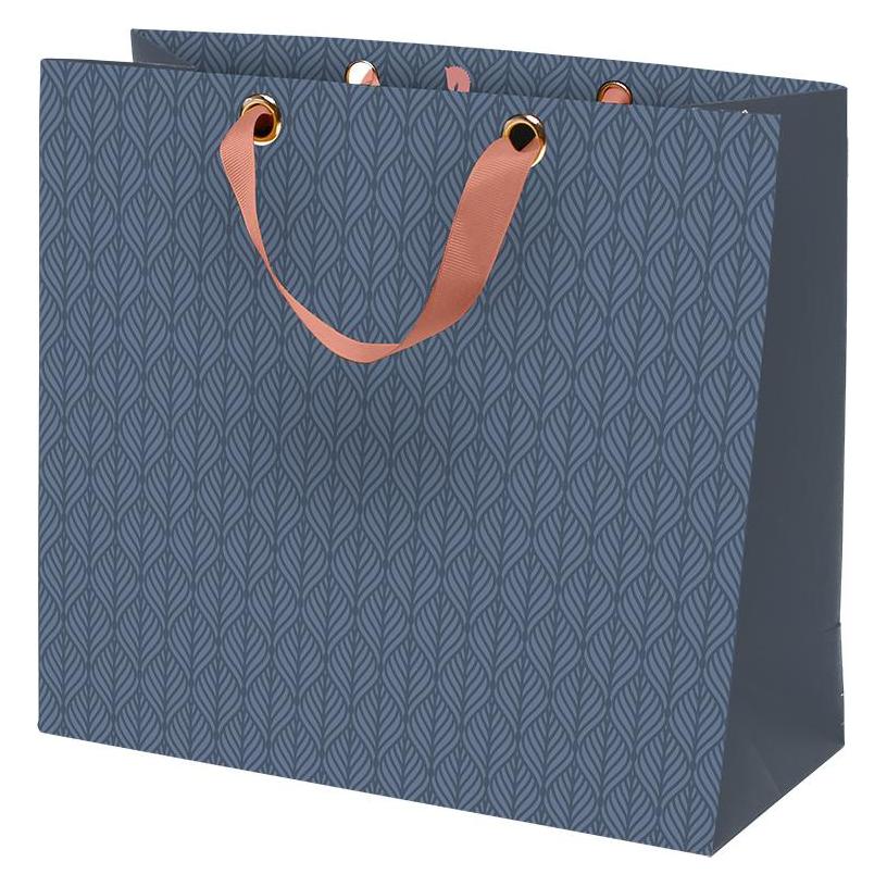 Rössler Geschenktasche Leaf Blue 310x260x120mm (1x) (65855248)