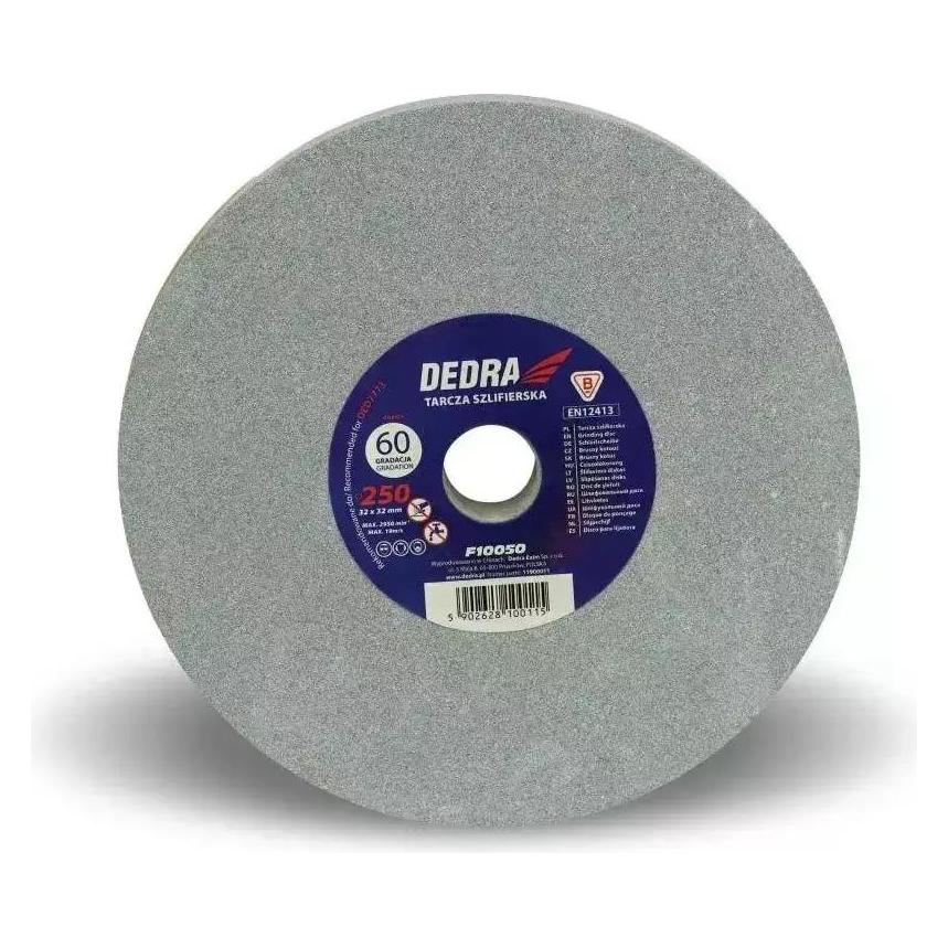 Dedra Schleifscheibe 250x32x32mm, 60er Körnung (60) (F10050)