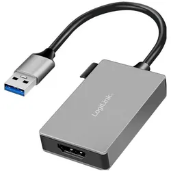 LogiLink UA0233A (HDMI), Video Adapter, Grau