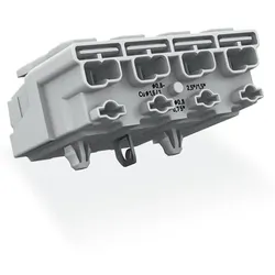 Wago 294-5124 Leuchtenanschlussklemme,Drücker extern,mit PE-Direktkontakt,weiß 2945124  - 500 Stück