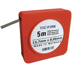 Tecwerk, Messlehre, Fühlerlehrenband (500 cm)
