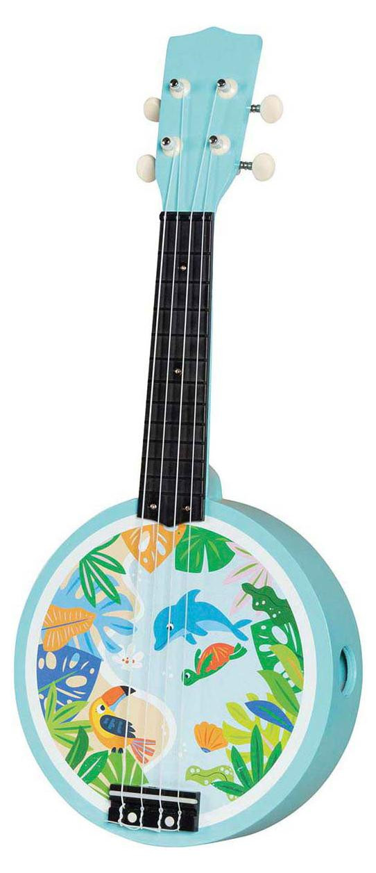 Goki 61870 Banjo Muziek speelgoed meerkleurig