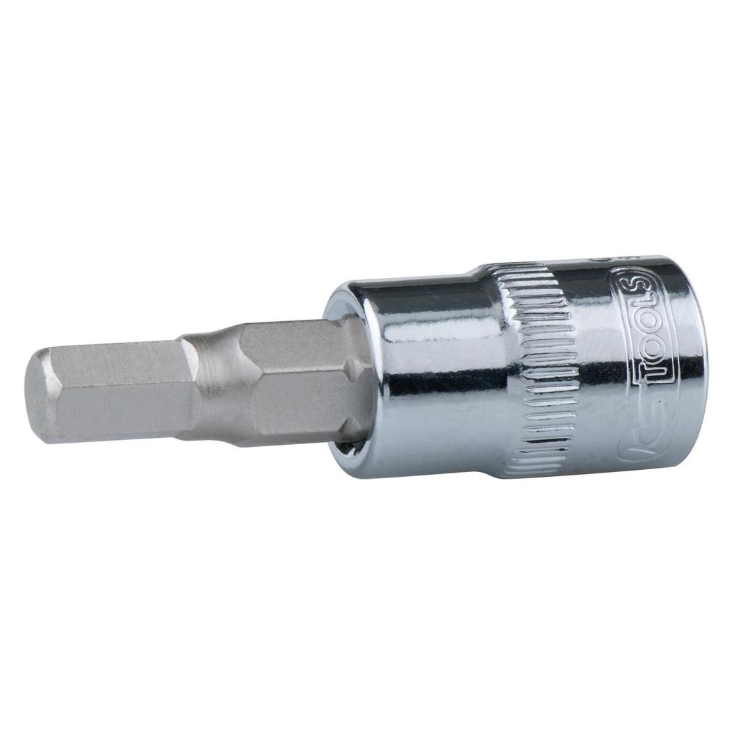 KS Tools 3/8 CHROMEplus Bit-Stecknuss Innensechskant, 3/8, auf Hänger (918.3966-E)