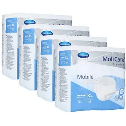 MoliCare Premium Mobile, 6 Tropfen, Gr.XL, Hüftumfang 130 - 170 cm 4X14 St