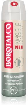 Borotalco MEN Invisible desodorizante em spray 72h fragrâncias Musk 150 ml. MEN Invisible