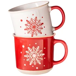 Kaffeebecher Schneeflocke