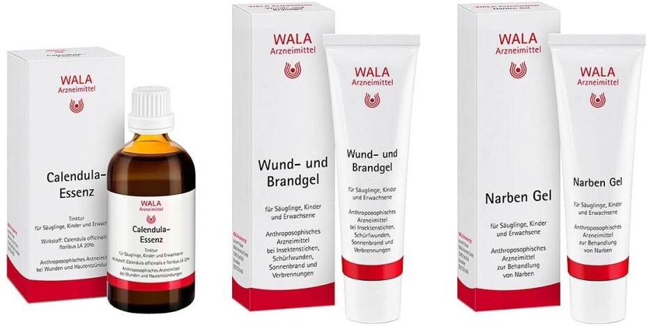 Wala Wund- und Brandgel + Narben Gel + Calendula Essenz