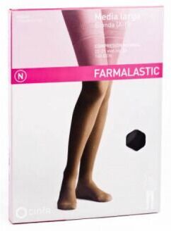 Cinfa Farmalastic Long Stocking 140 Cappuccino Ex Blonde