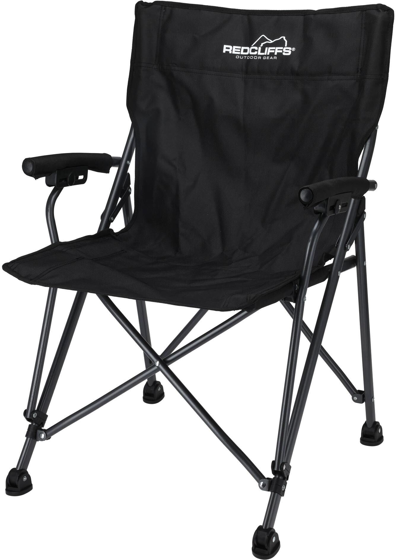 Campingstuhl "FTM", schwarz, Stühle, B/H/T: 60cm x 60cm, Polyester, Campingstuhl, B:60cm T:60cm schwarz B/H/T: 60cm x 60cm