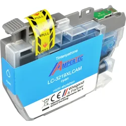 Ampertec Tinte kompatibel mit Brother LC-3219XLC  cyan
