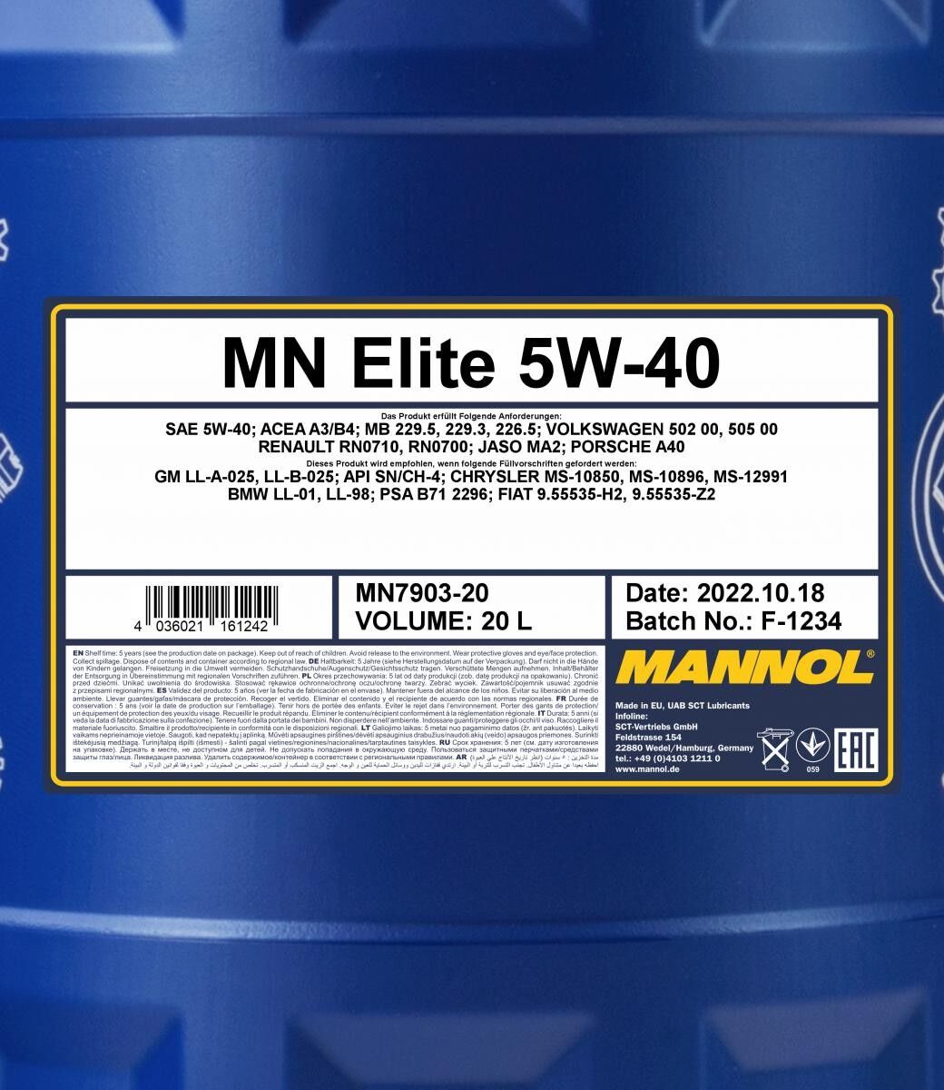 MANNOL MN7903-20 Motorolie