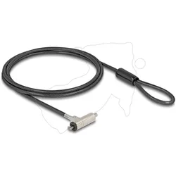 Delock Navilock Laptop Schloss mit Schlüssel für HP Nano Slot 1,80, Notebook Security, Schwarz