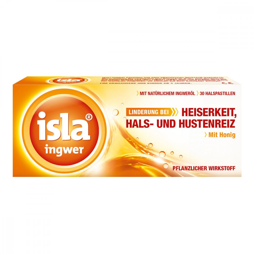 Engelhard Arzneimittel GmbH & Co.KG isla ingwer Halspastillen bei Halskratzen und Reizhusten 07233871