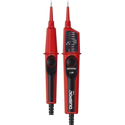 Benning DUSPOL analog Zweipoliger Spannungsprüfer CAT III 1000 V, CAT IV 600 V LED, Vibration
