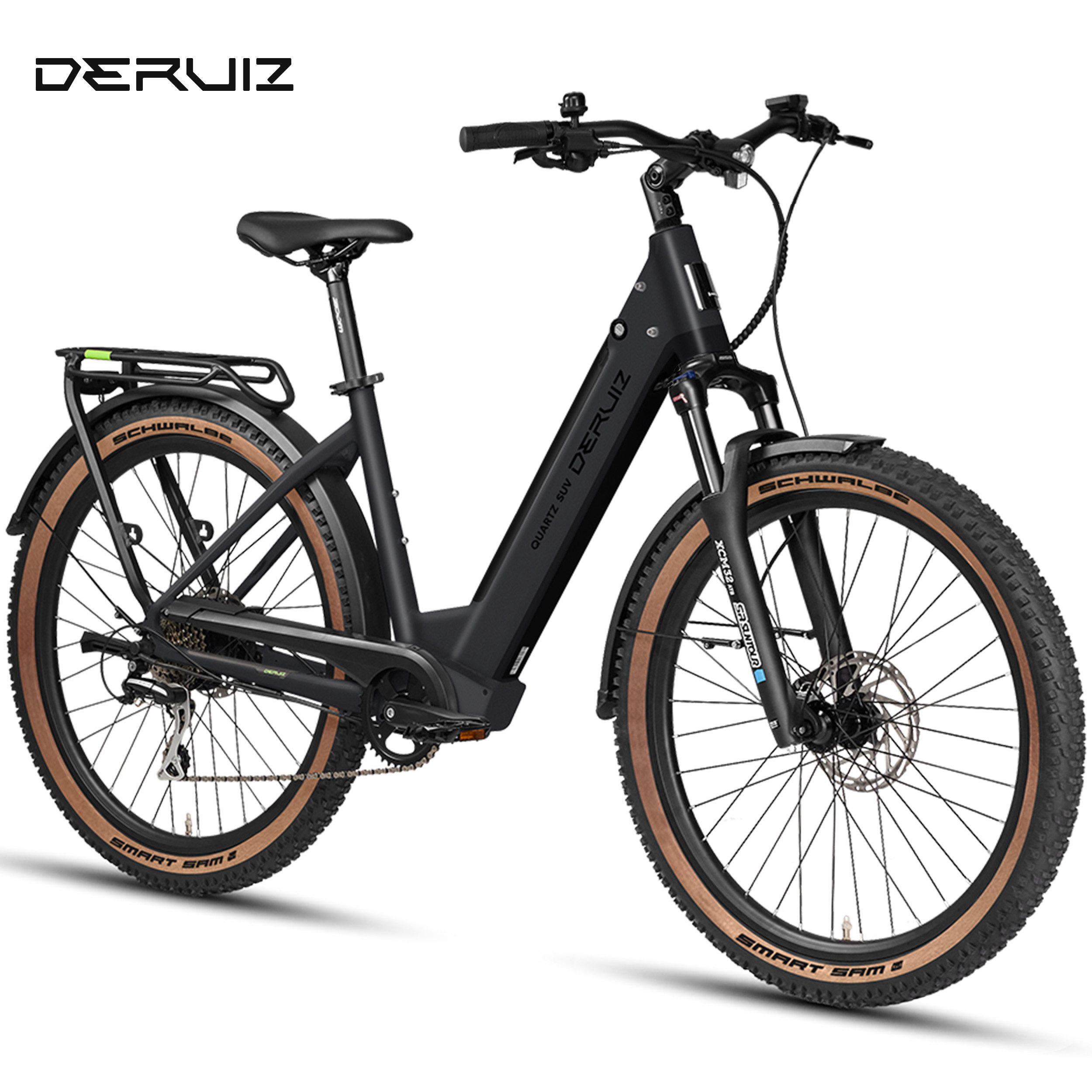 E-Bike Trekkingrad 28 Zoll, SUV, 644Wh, 161km, Bluetooth+App, Cityrad, bis zu 170kg 8 Gang SHIMANO Acera RD-M360 SGS Schaltwerk, Kettenschaltung