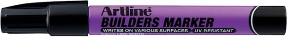 Artline builders marker svart 12st