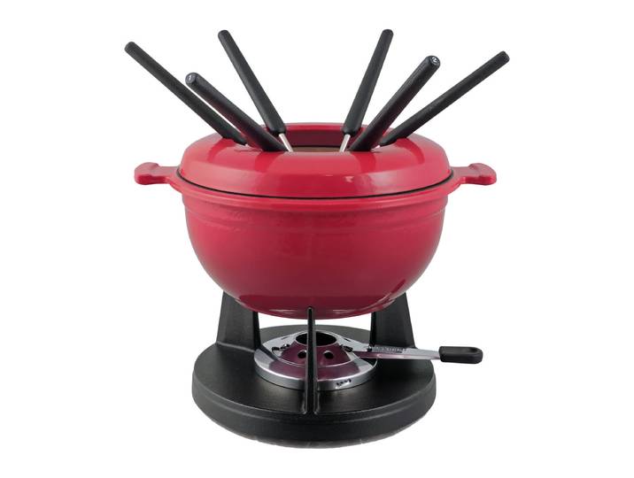 Swissmar Lucerne Fondue-Set 10-tlg rot