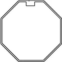 DELTA DORE Achtkantstahlwelle 4041-6