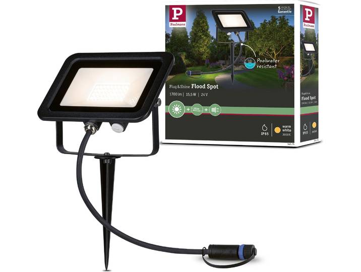 Paulmann Plug & Shine LED Gartenstrahler Fluter Einzelspot