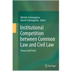 Institutional Competition between Common Law and Civil Law, Fachbücher von Michèle Schmiegelow, Henrik Schmiegelow