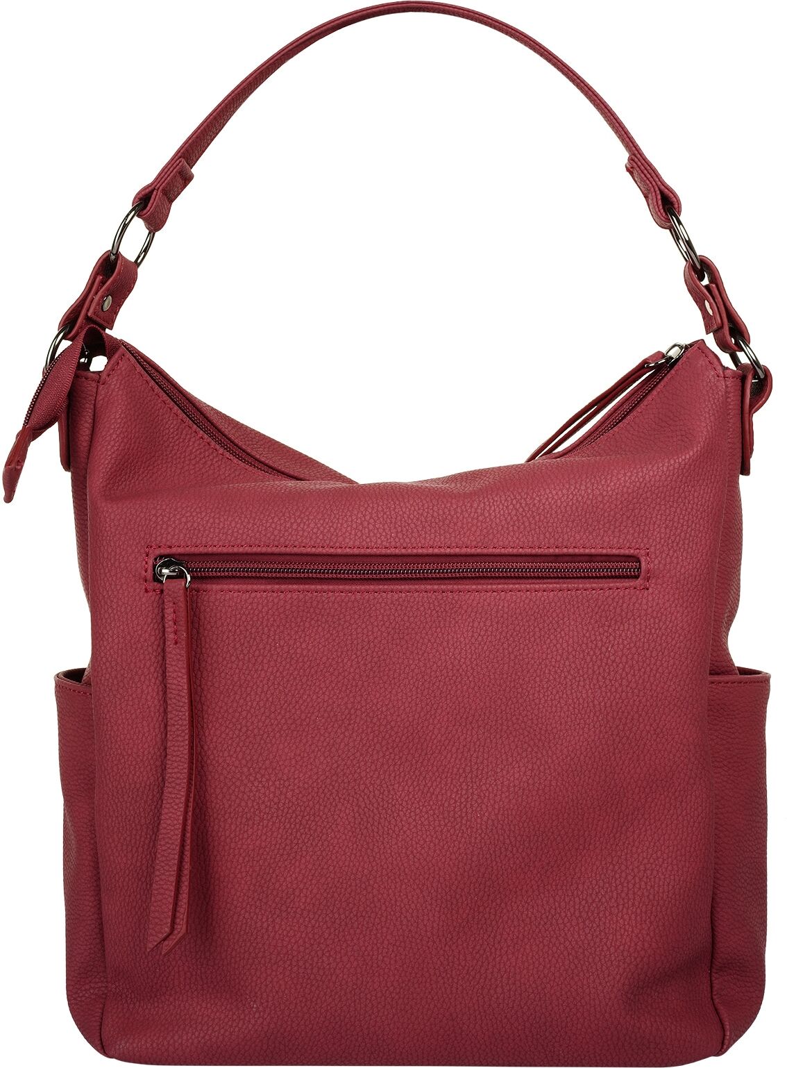 Umhängetasche BETTY BARCLAY "BETTY BARCLAY Damen", Damen, Gr. B/H/T: 25cm x 30cm x 10cm onesize, rot, Polyurethan (PU), unifarben, Taschen Umhängetasche